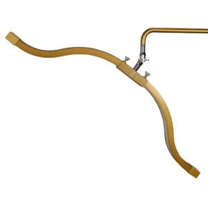 Złota lampa do stylizacji rzęs LED FameLight – 3 tryby, regulacja barwy i mocy światła