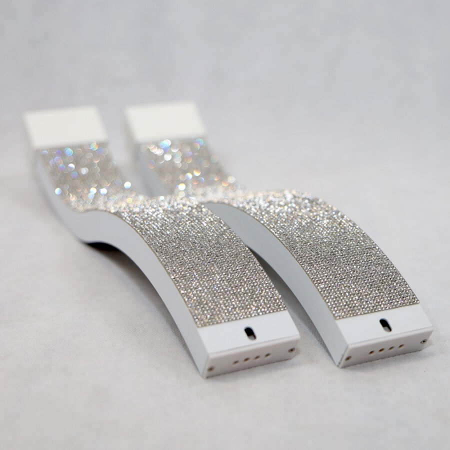 Biała lampa do stylizacji rzęs LED FameLight – 3 tryby, regulacja barwy i mocy światła